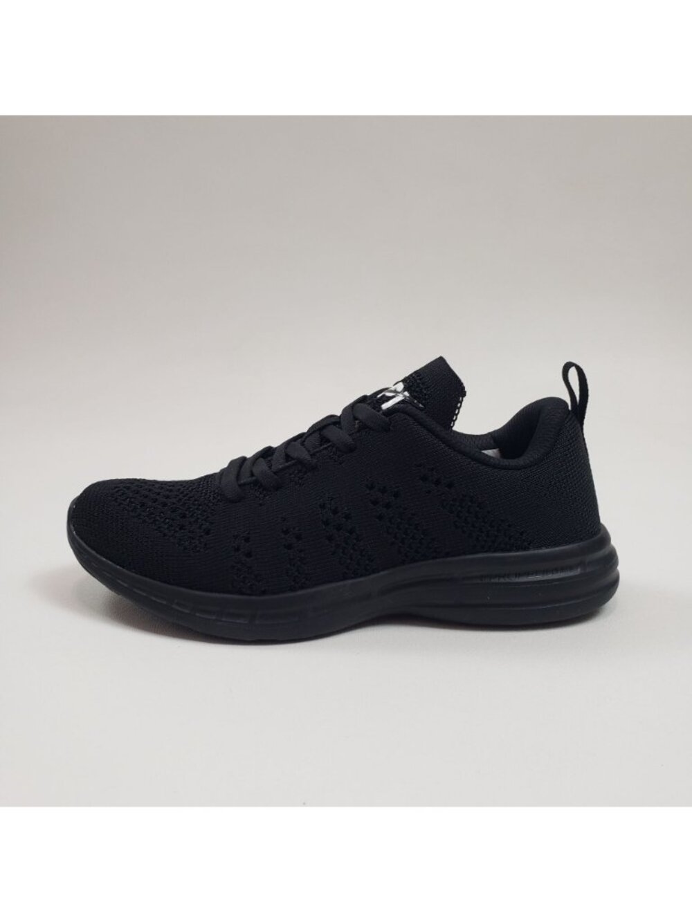 APL TechLoom Pro Black Black White Women’s Size 5 Athletic Knit Running Shoes - Picture 9 of 16